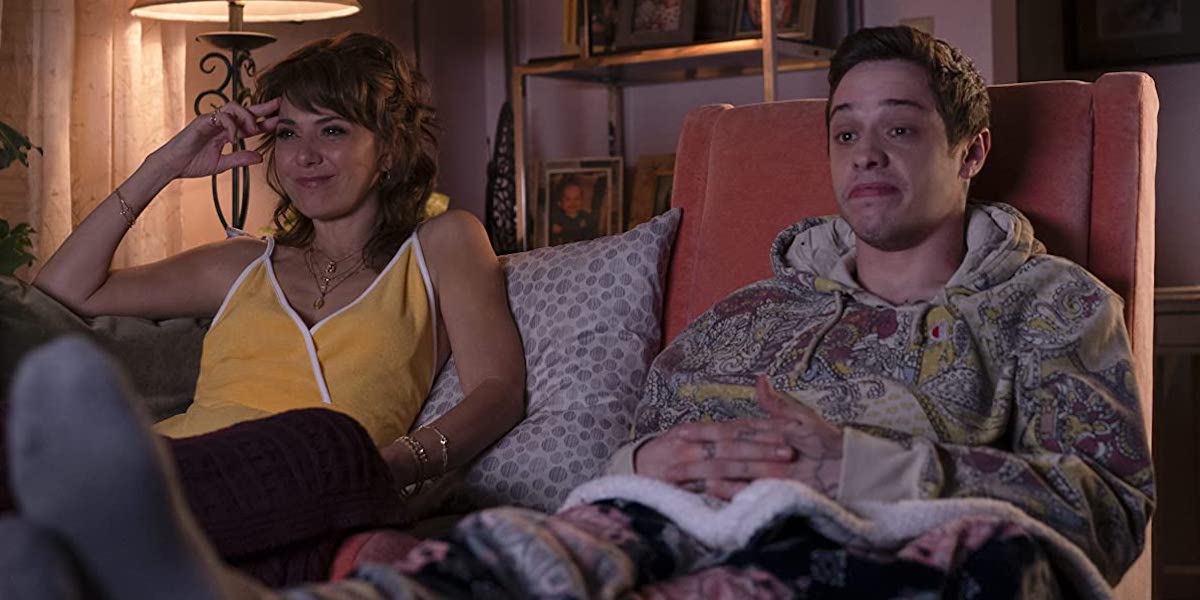 Marisa Tomei and Pete Davidson in The King of Staten Island