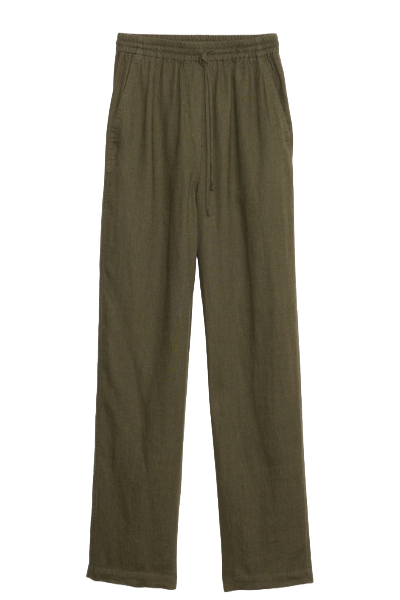 Banana Republic, Linen Pull-On Ankle Pants 