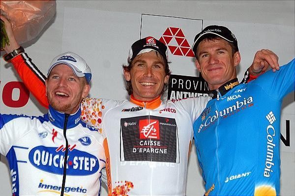 The final overall podium: