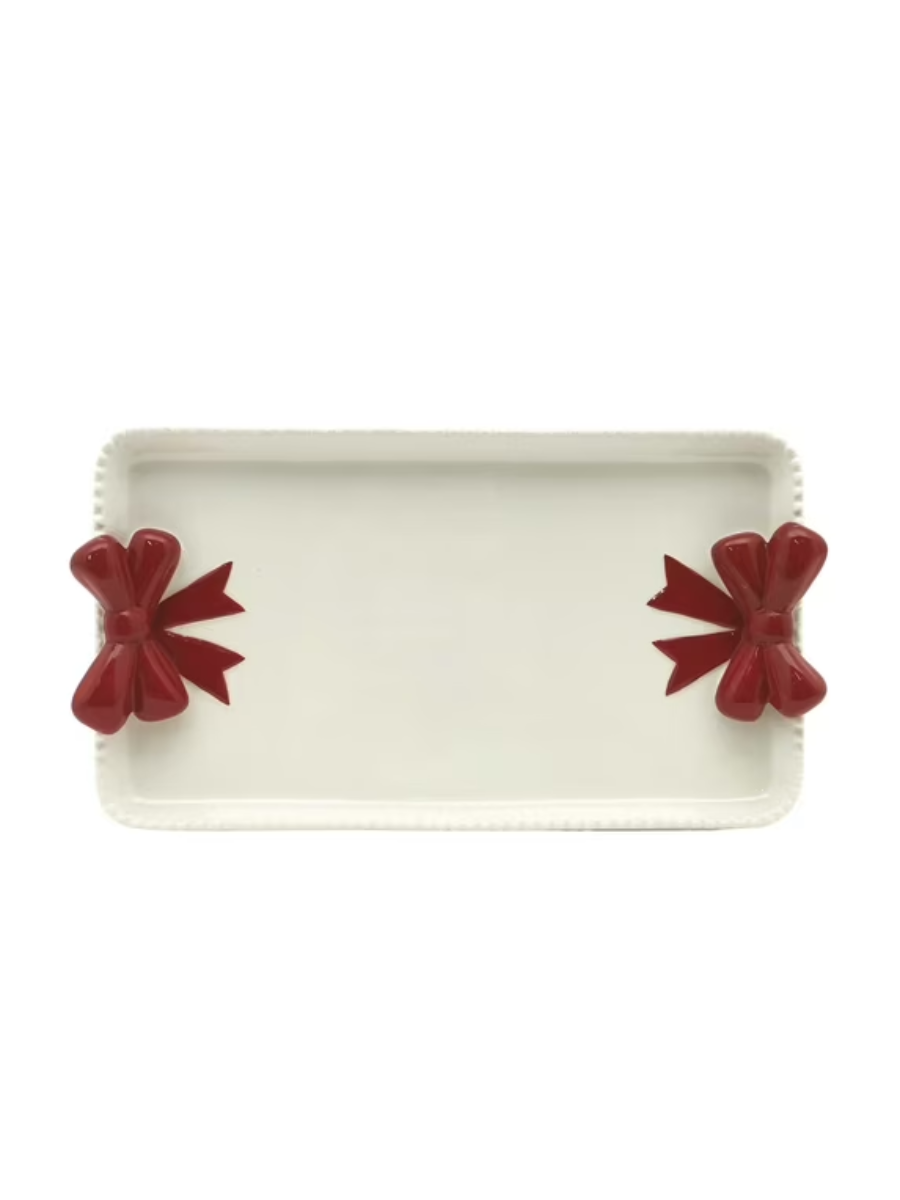 Bow Ceramic Tray