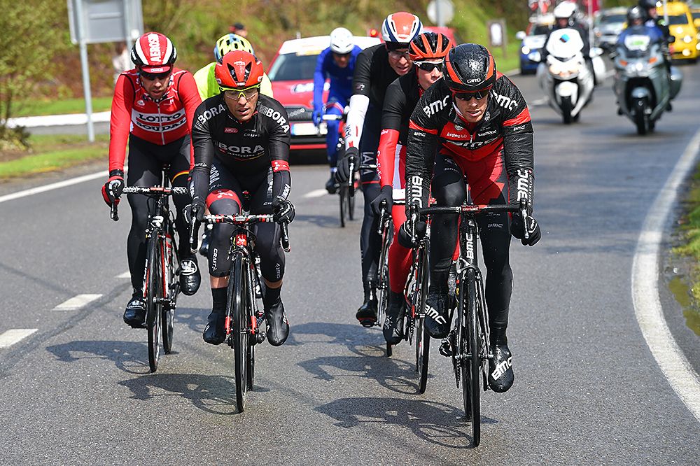 The breakaway at Liege-Bastogne-Liege
