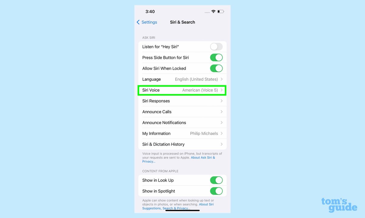 How To Turn Siri Voice On