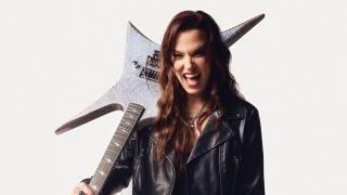 Lzzy Hale with her guitar