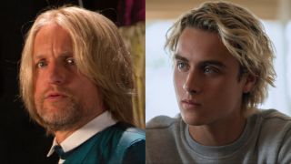 Woody Harrelson as Haymitch in Catching Fire and Joseph Zada in We Were Liars (side by side photos)