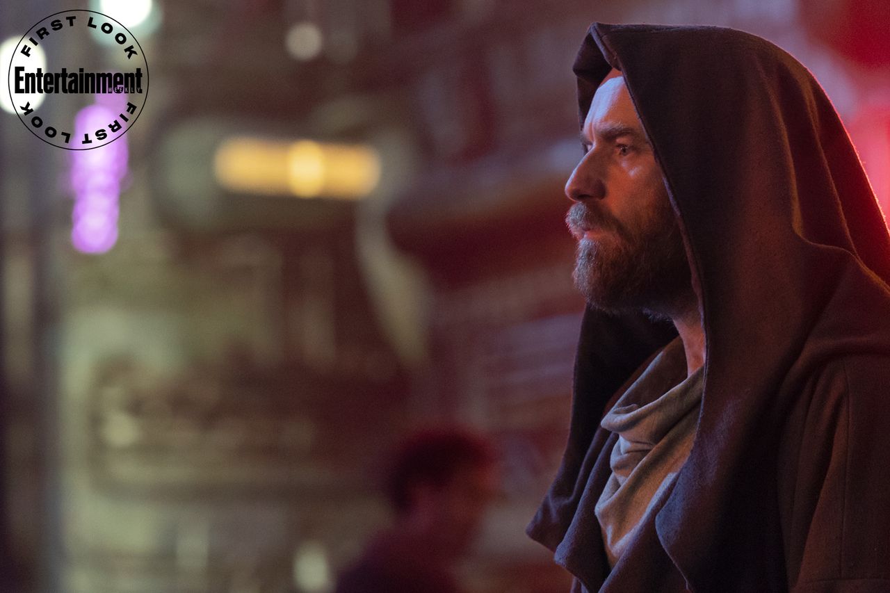 A cloaked Ewan McGregor in Obi-Wan Kenobi