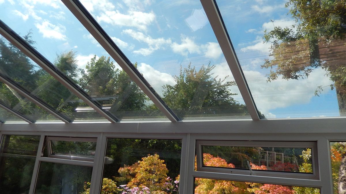 glass conservatory roof