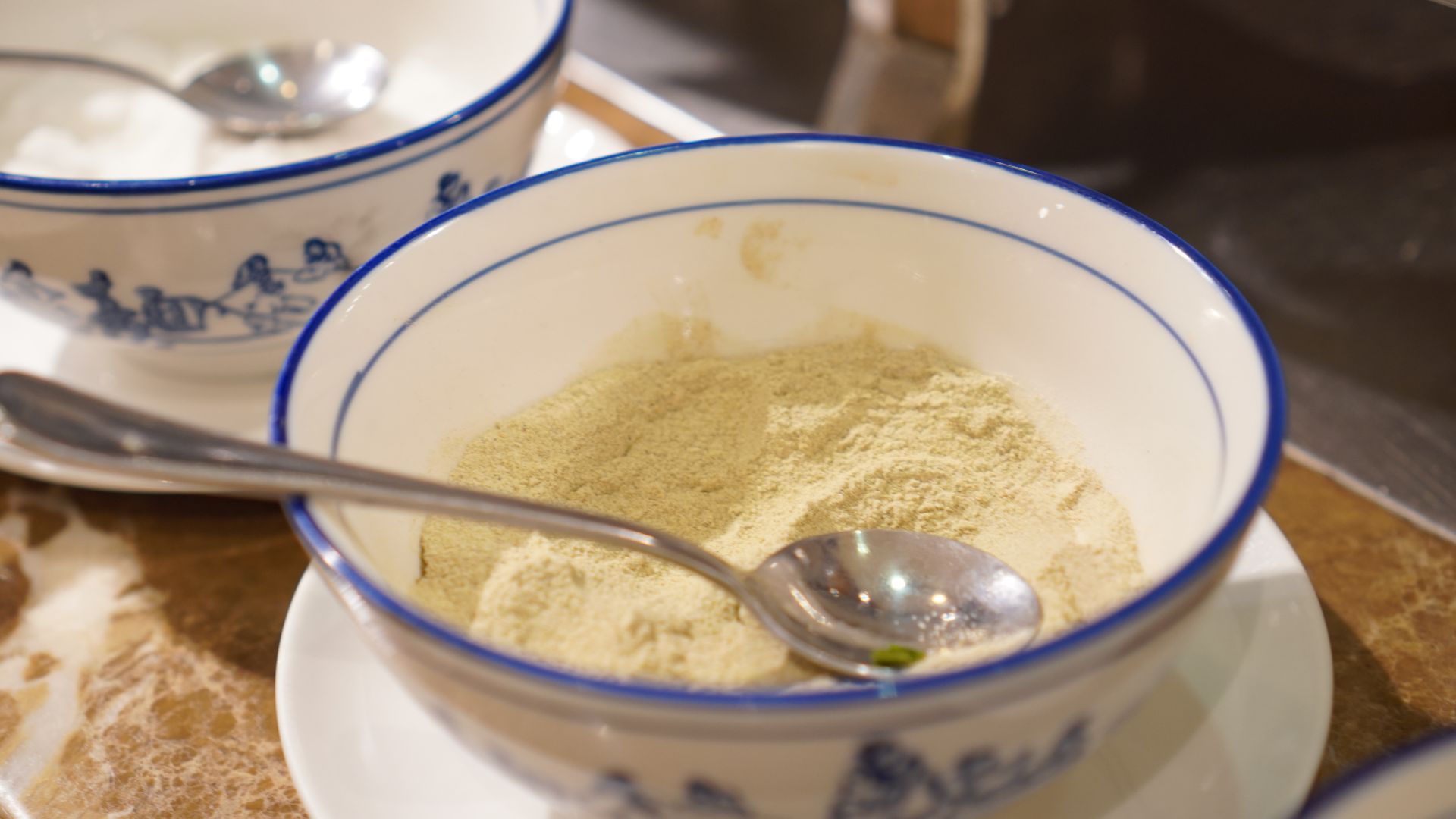 Bowl of cornflour