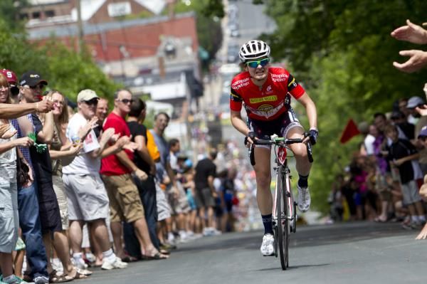 Megan Guarnier (TIBCO-To the Top) wins the final stage of the Nature Valley Grand Prix