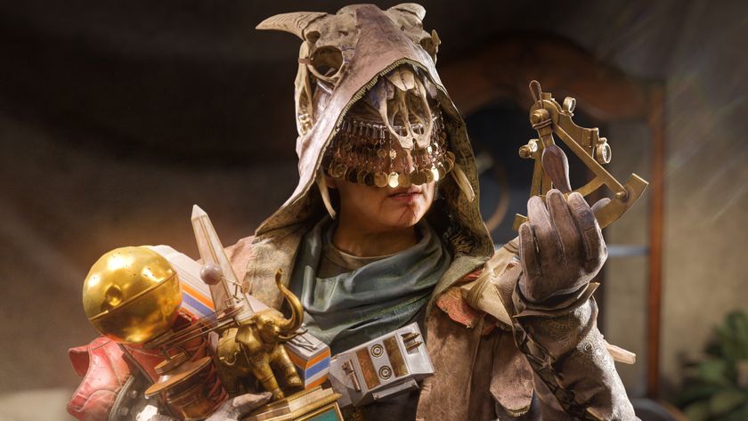 Arc Raiders Forgotten Relics: Key art showing a raider wearing the Saltwalker outffit, inspecting a relic in their left hand, and holding multiple in their right hand.
