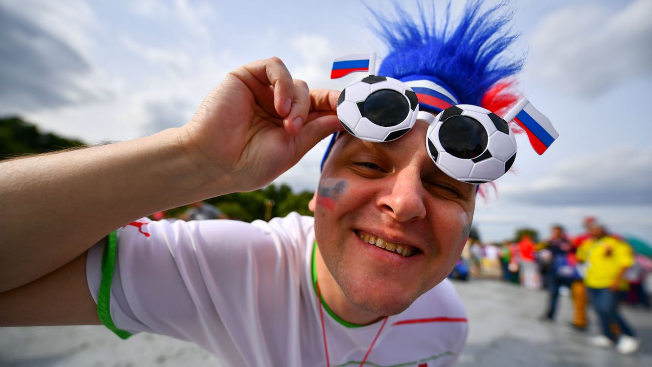 2018 World Cup fans fest Moscow Russia vs. Saudi Arabia
