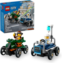 Lego City Airplane vs. Hospital Bed Race Car Pack