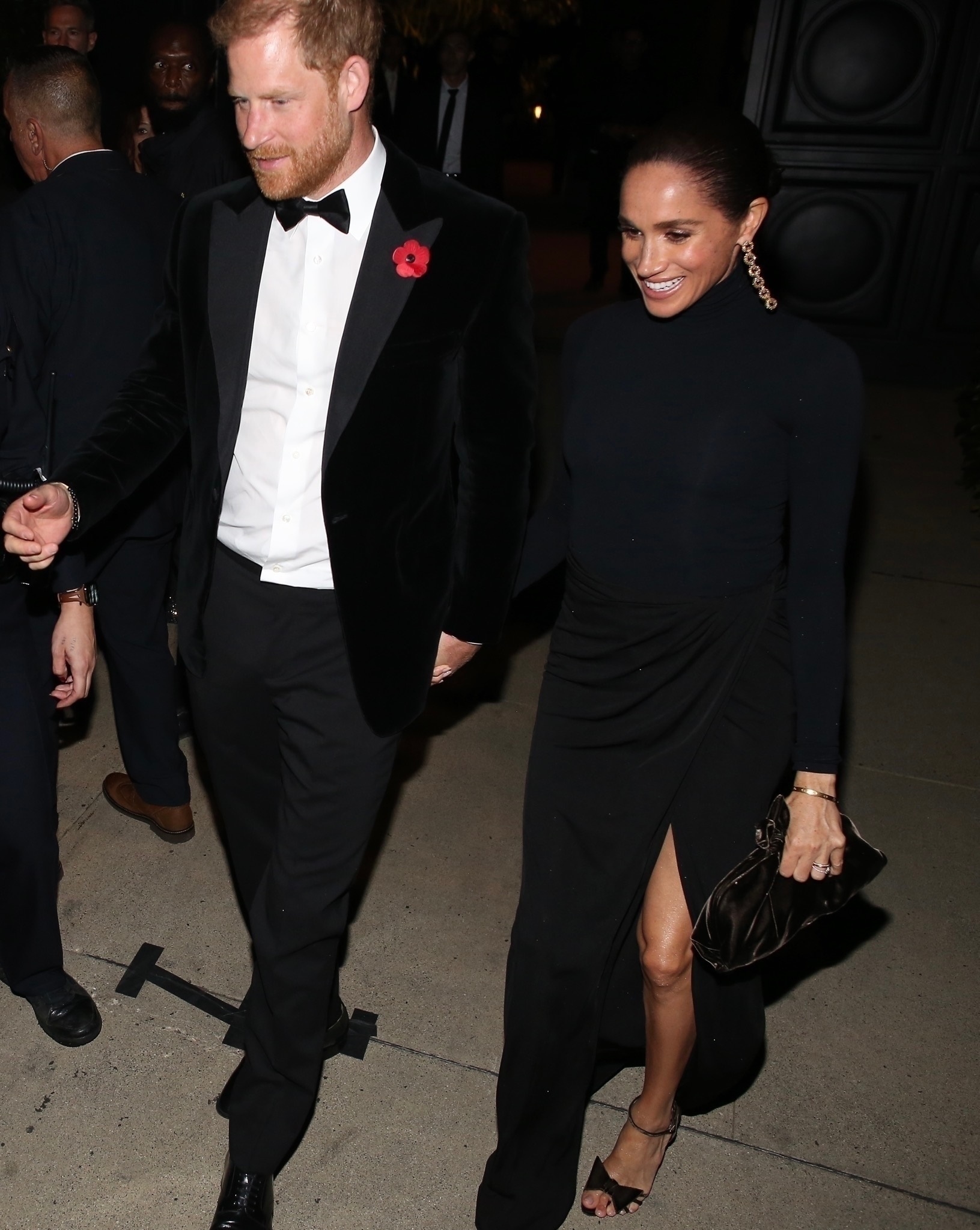 Prince Harry and Meghan Markle attend Kris Jenner&#039;s James Bond-themed 70th birthday party