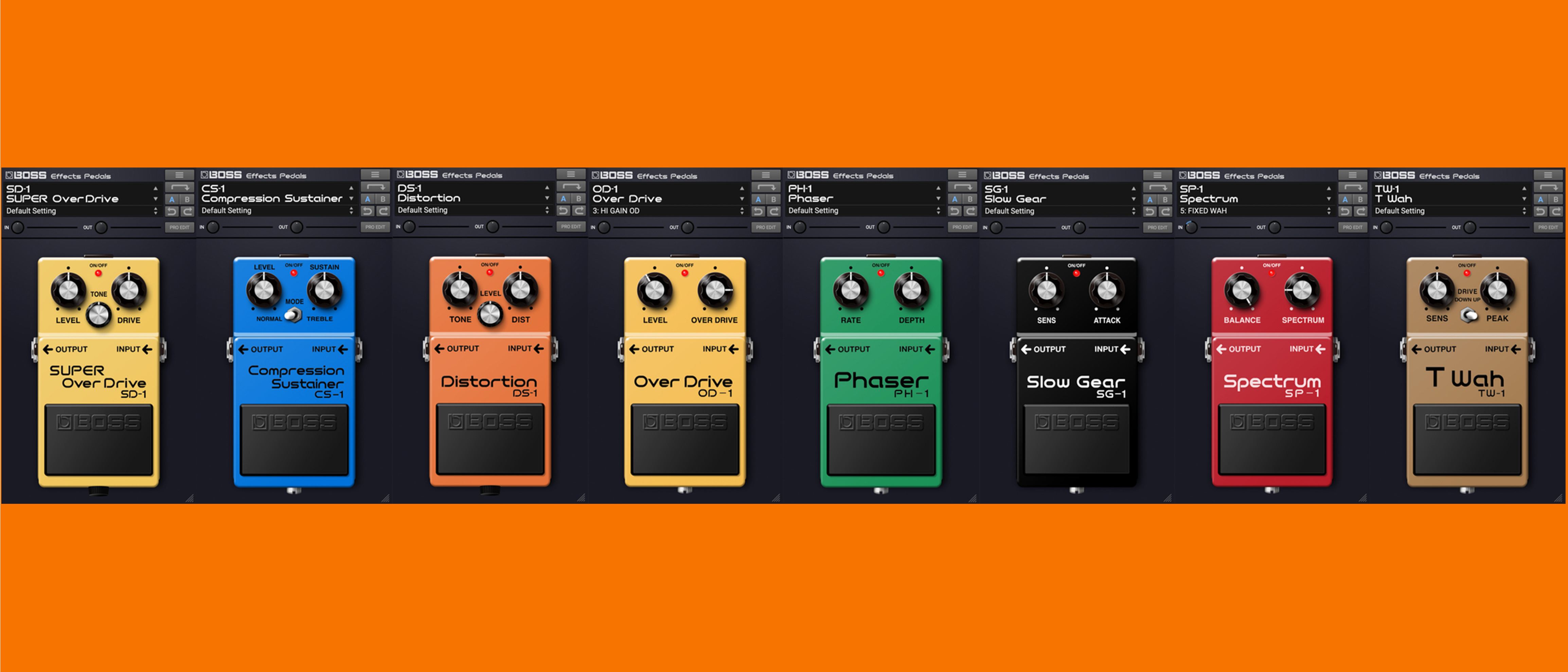 Boss Effects Pedals Plugin