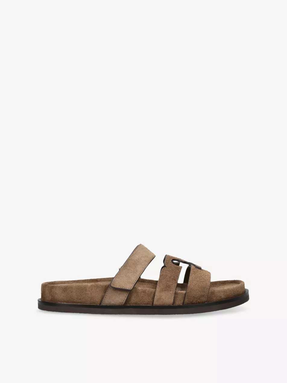 Ines Sport Slide Suede Sandals