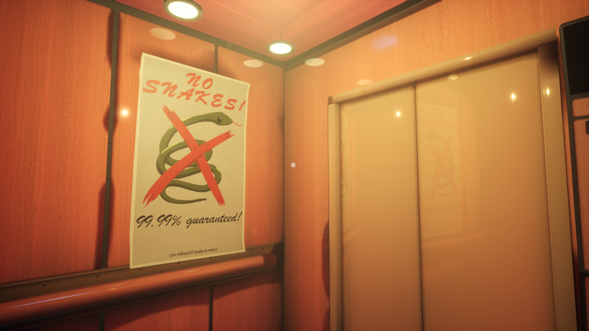 There are absolutely, for certain, no snakes in this free horror game