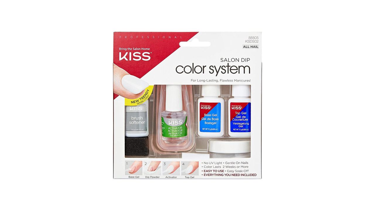 Kiss All Hail Dip Color System for the best dip powder nail kits.