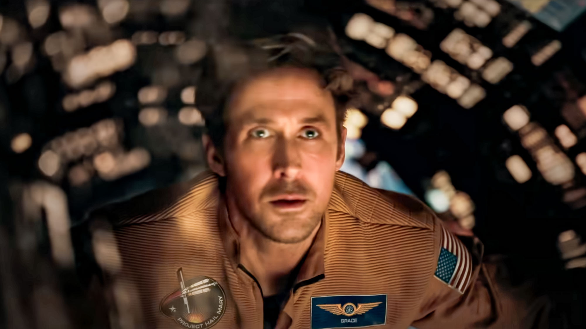 Ryan Gosling as Ryland Grace in &quot;Project Hail Mary&quot; (2026) from Amazon MGM Studios.