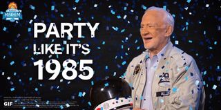 Buzz Aldrin Wins March Madness Challenge