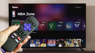 NBA Zone app on Roku TV 