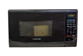 Image of the Farberware FMO07ABTBKA compact microwave, no background
