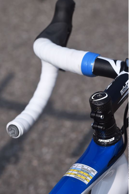 Top tube notes for a Novo Nordisk rider
