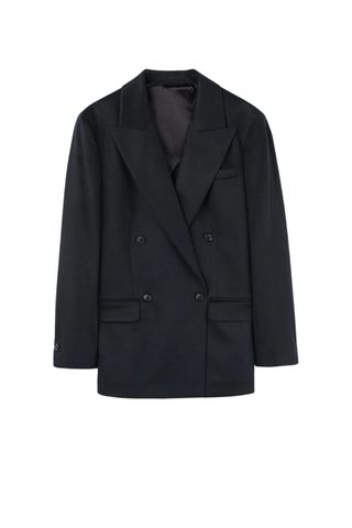 Double-Breasted Cashmere Blazer