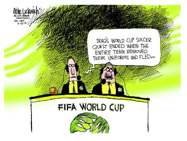 Editorial cartoon World Cup