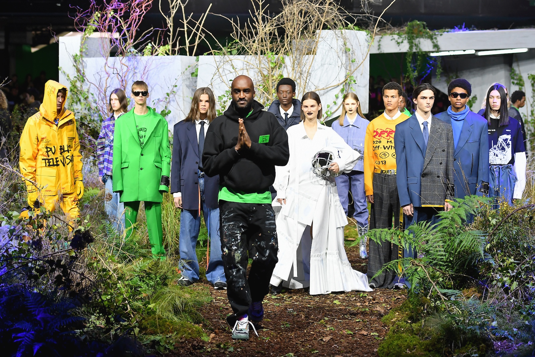 Virgil Abloh at runway show