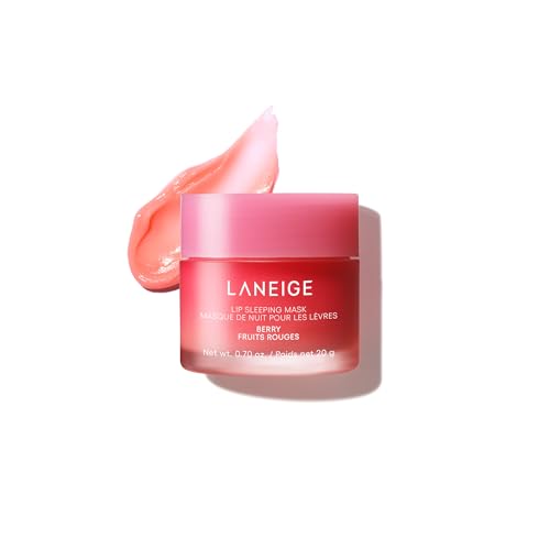 Laneige Lip Sleeping Mask, Berry: Nourishing Overnight Lip Treatment With Vitamin C, Shea &amp;amp; Murumuru Butter for Hydrating Dry, Flaky Lips