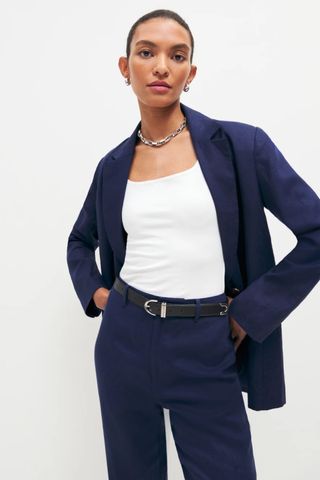 Reformation The Classic Relaxed Linen Blazer