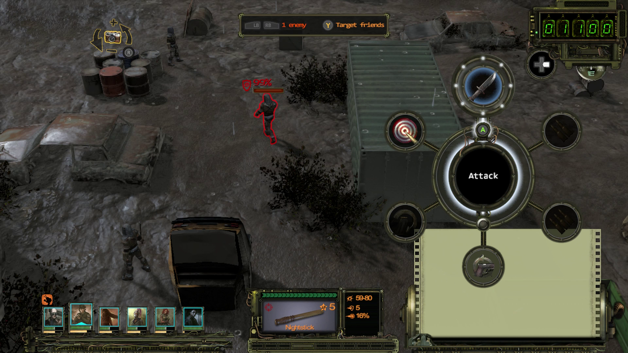 Wasteland 2 Radial Menu