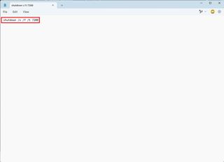 Notepad create batch file