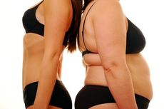 fat and skinny women