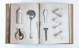 Photography spread from On the Hummus Route book of kitchen utensils