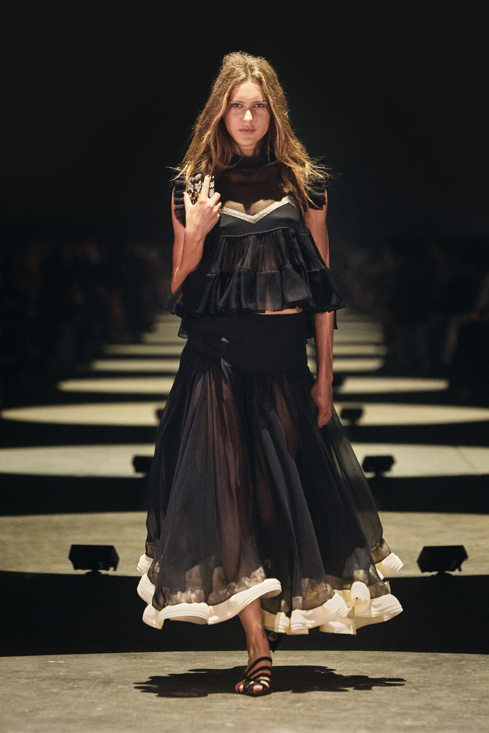 Khaite S/S 27 runway, trapeze skirt trend