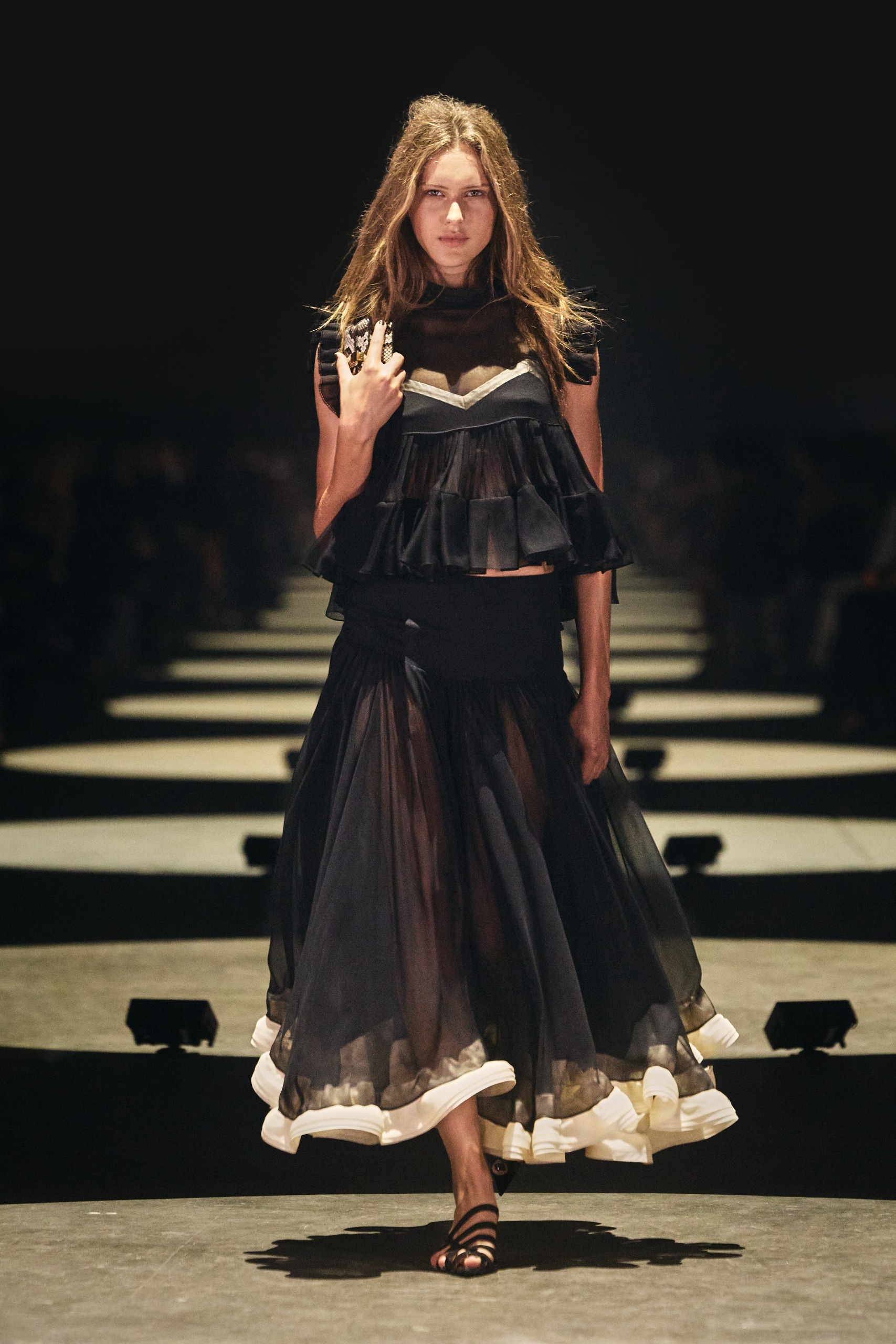 Khaite S/S 27 runway, trapeze skirt trend