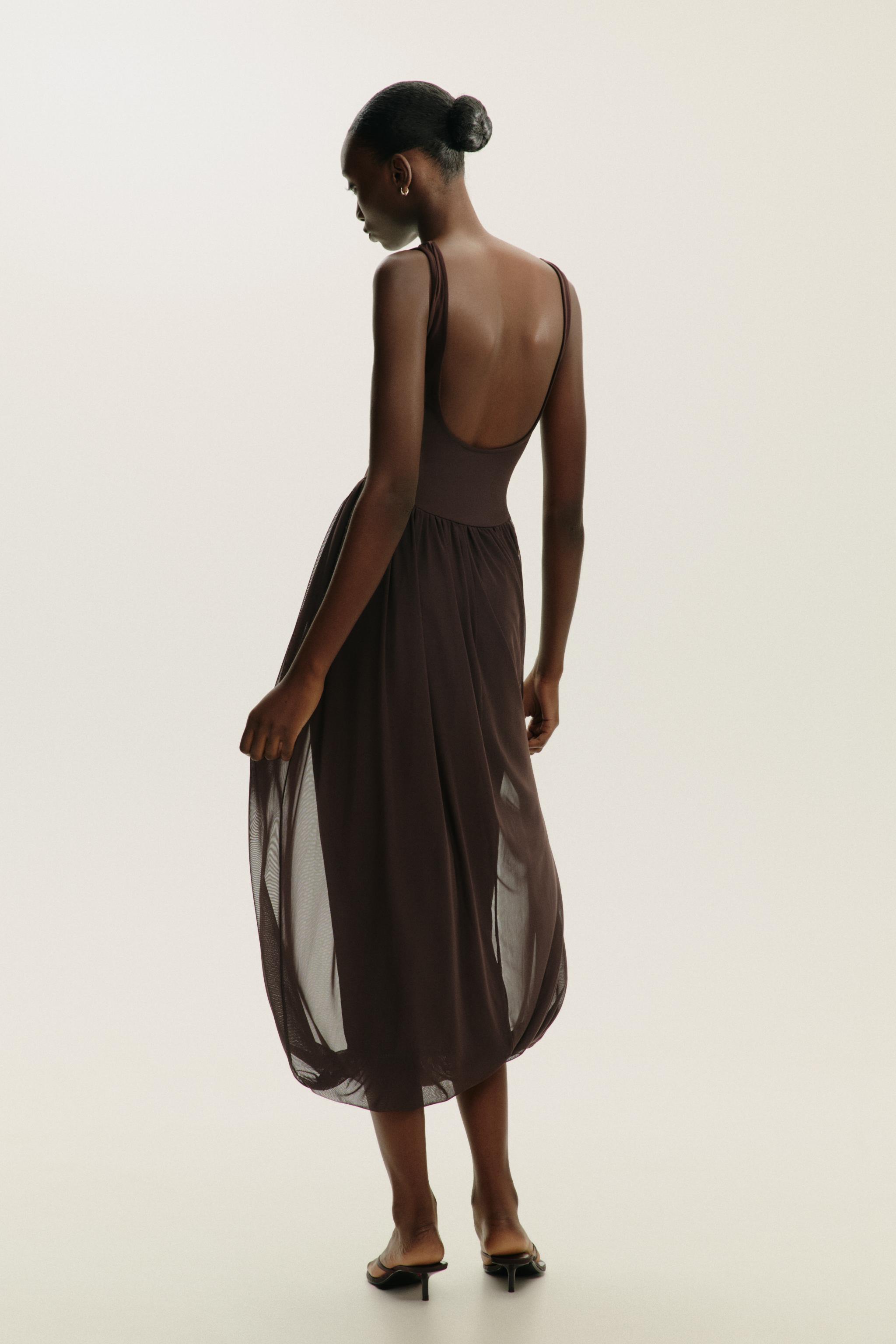 Combination Tulle Dress