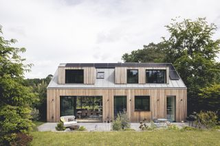 farnham house exterior clad in wood