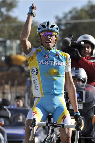 Alberto Contador wins, Tour of the Algarve 2010, stage 3