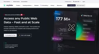 Oxylabs homepage