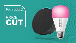 Amazon Echo Pop and Smart Bulb deal