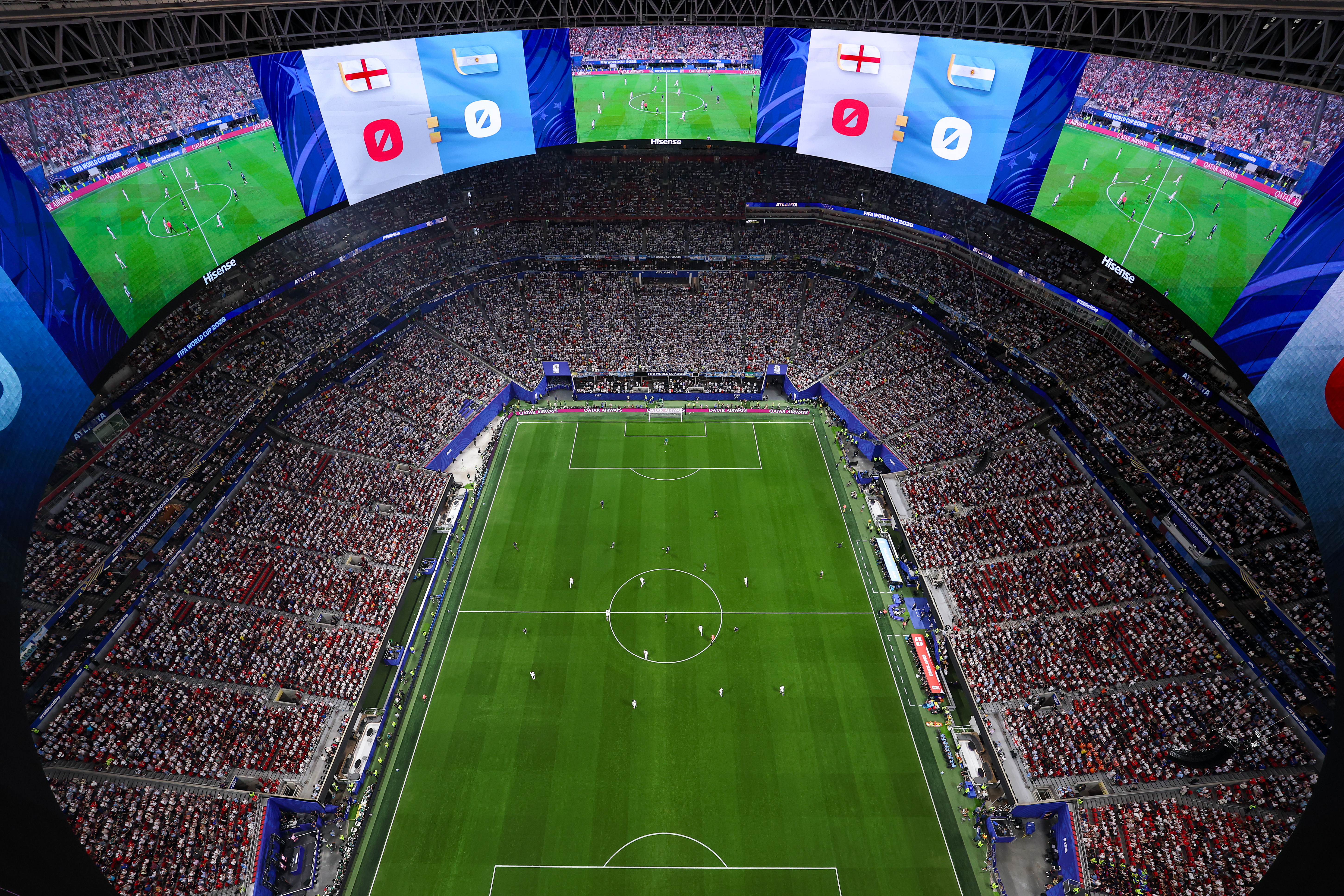 The pitch at halftime