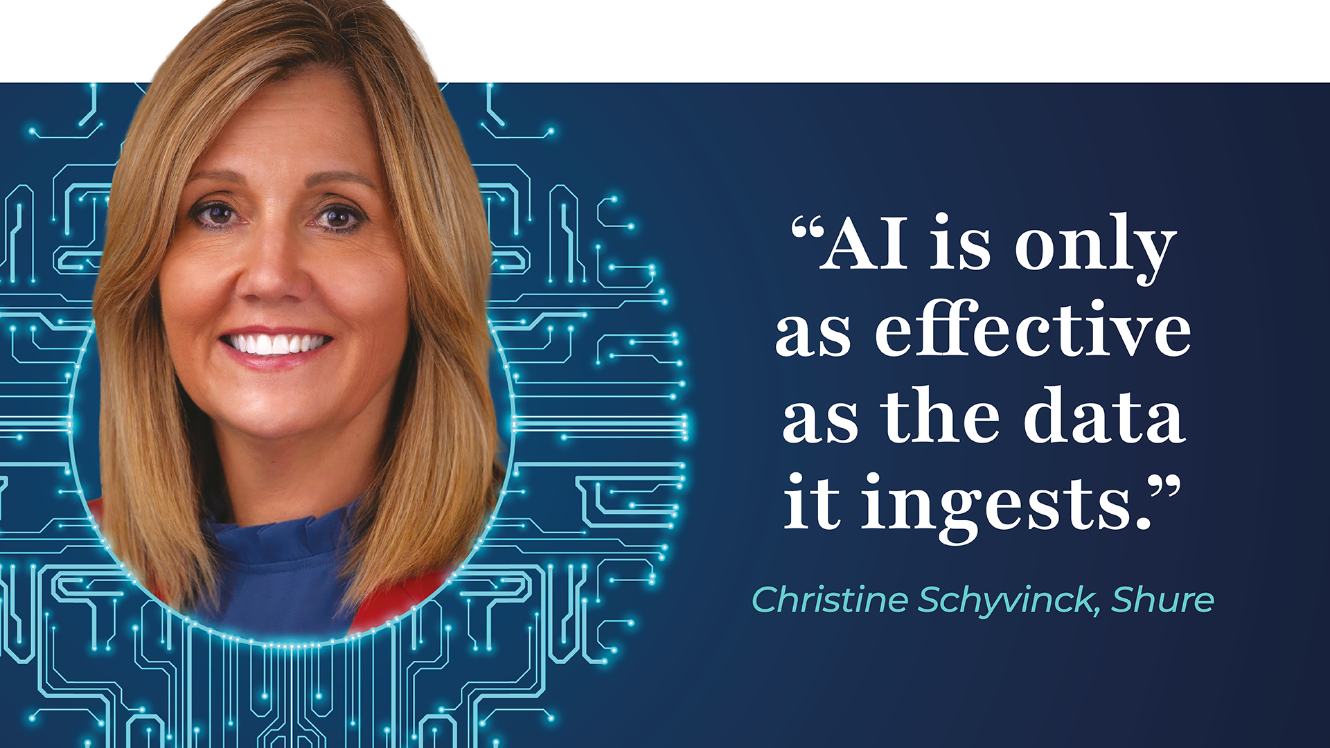 Christine Schyvinck AI Quote