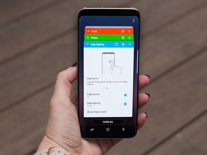 GS8&amp;#39;s app switcher.