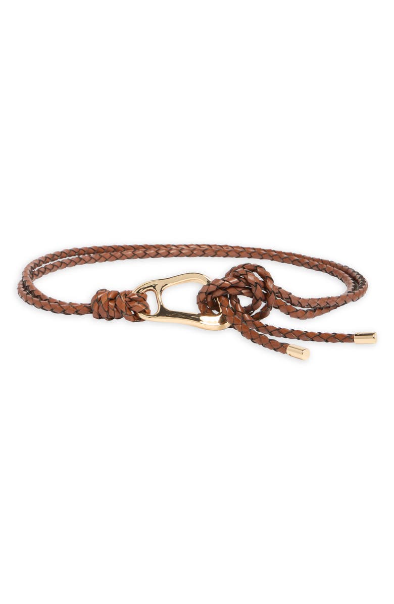 Syd Woven Leather Tie Belt
