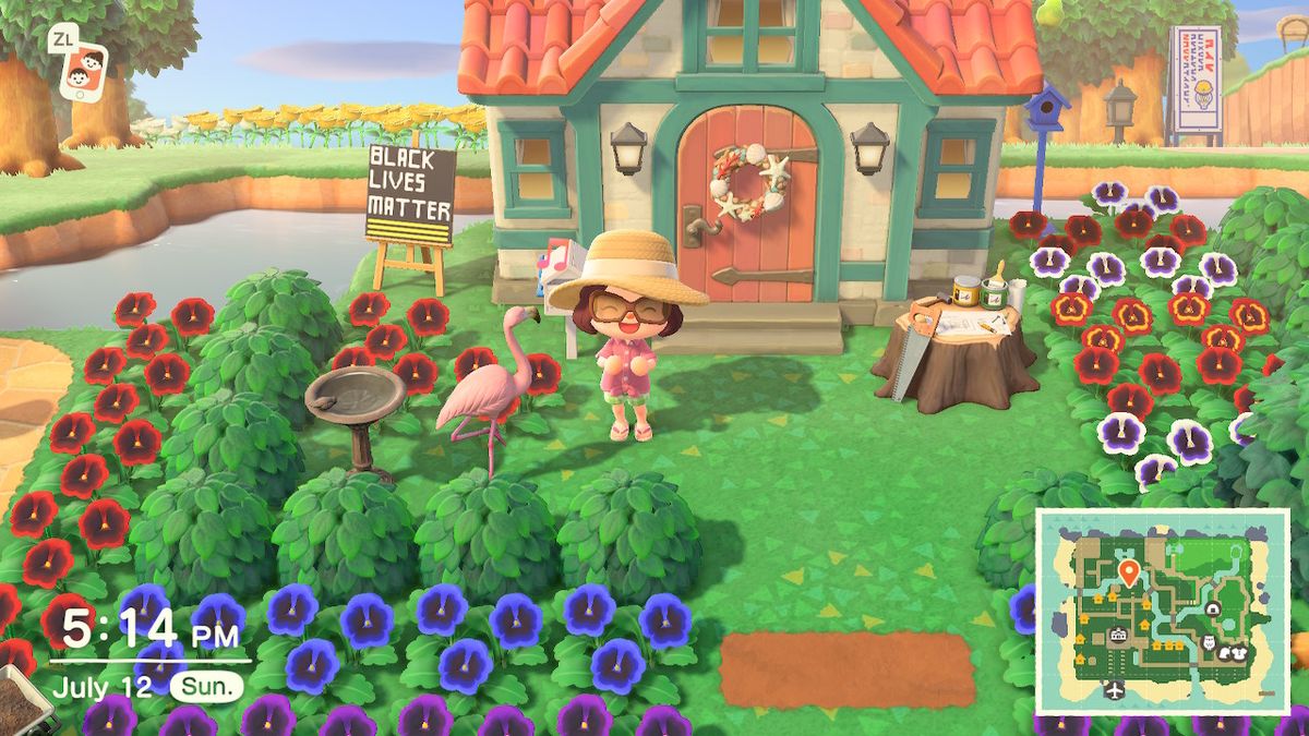 Animal Crossing shell door