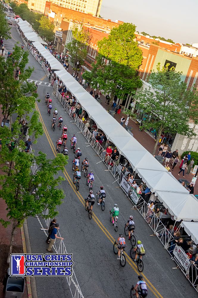 Full VIP tents lined the first and third stretch this year
