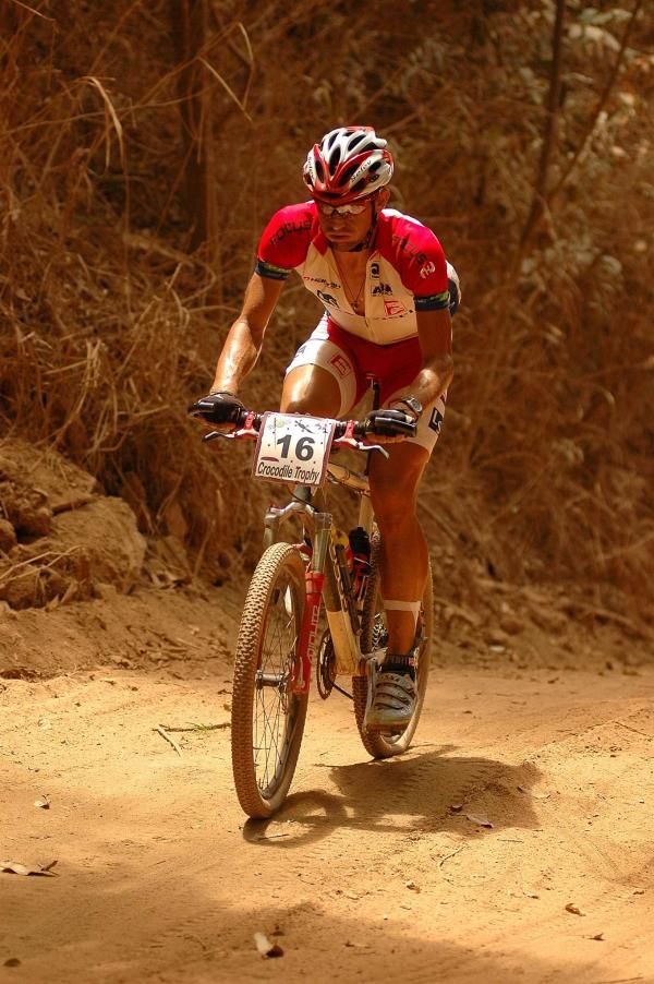 Tomas Kozak trying to stay in touch with the leaders