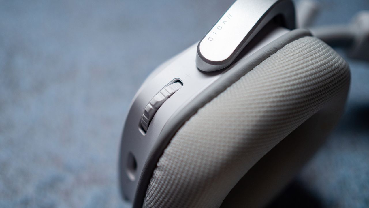 Corsair Void Wireless V2 gaming headset on a blue colorful background