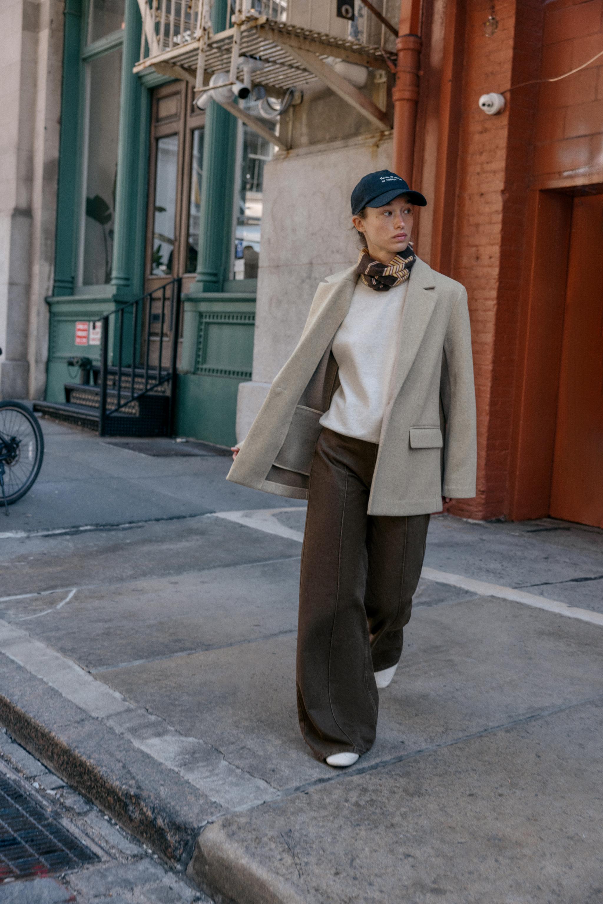 Soft Single-Button Blazer